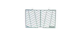 Grille de protection pour radiateur huile 